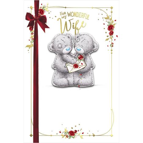 Wonderful Wife Handmade Me to You Bear Valentine's Day Card £3.99